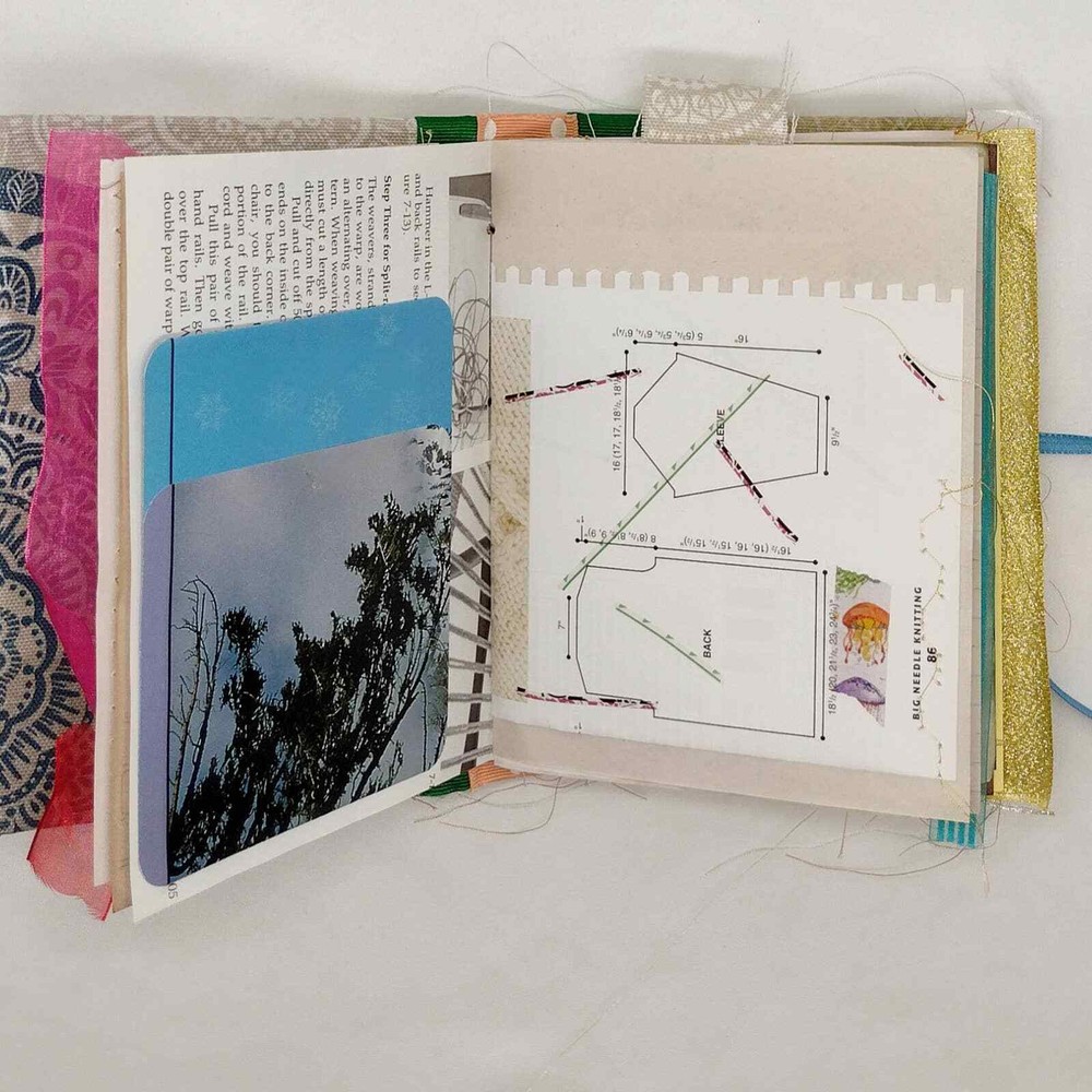 Eclectic Junk Journal 1, Handmade Recycled Journal, Mixed Media Journal