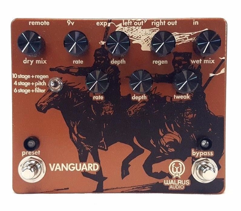 Walrus Audio Vanguard Dual Phase Guitar Effect Pedal