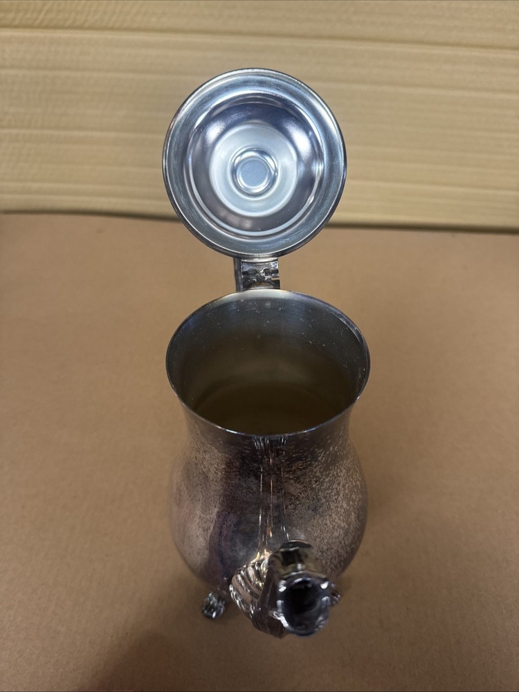 Wm. Rogers Silverplate Coffee Pot Ornate Antique