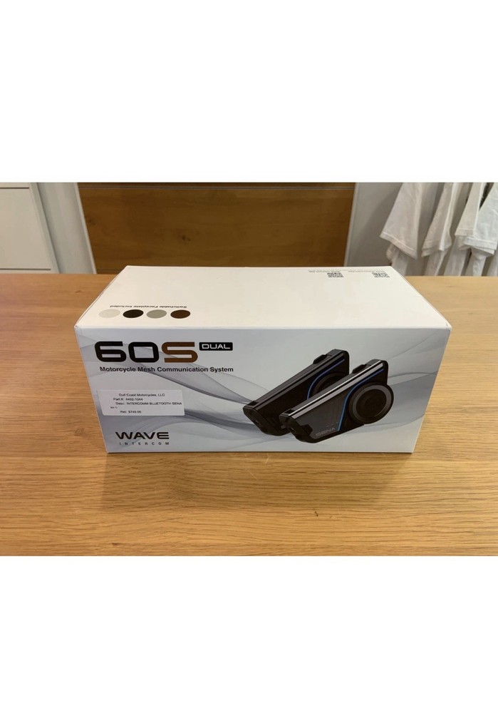 SENA 60S Dual Pack Comm  W/ Harmon Kardon Bluetooth Mesh WAVE * Free Shipping!
