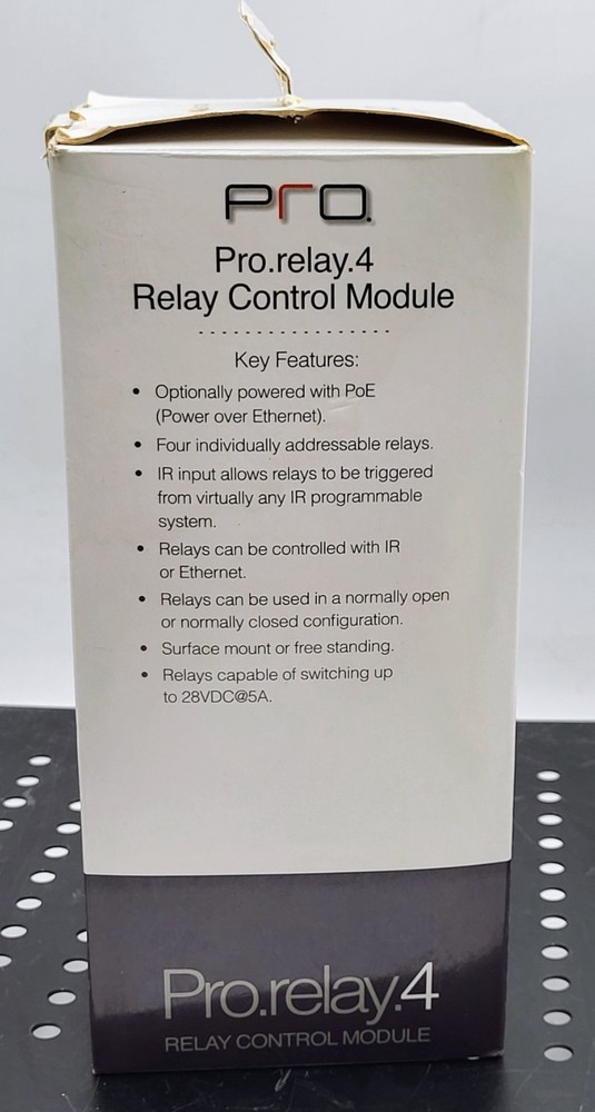 PRO, Pro.Relay.4,Relay Control Module PoE, Surface mount -OPEN BOX
