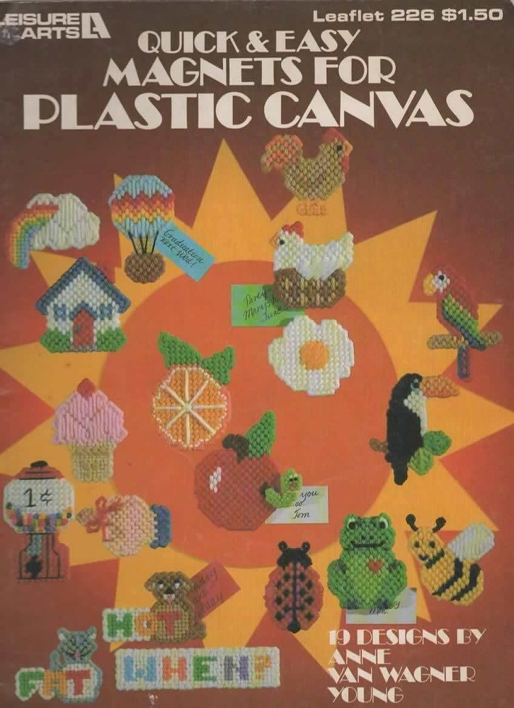 OOP!VTG!QUICK & EASY MAGNETS FOR PLASTIC CANVAS