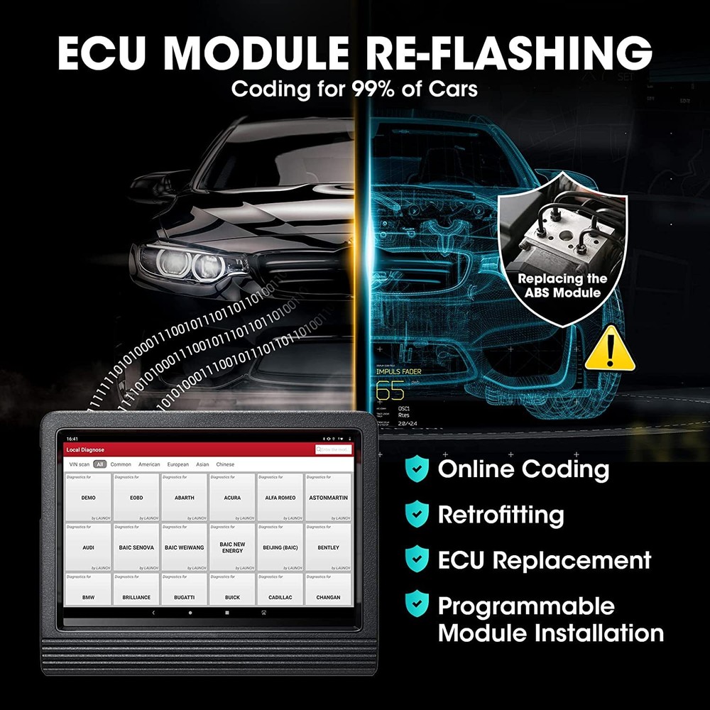 LAUNCH X431 V+ Elite Bidirectional Scanner Tool Car Diagnostic Scanner Coding