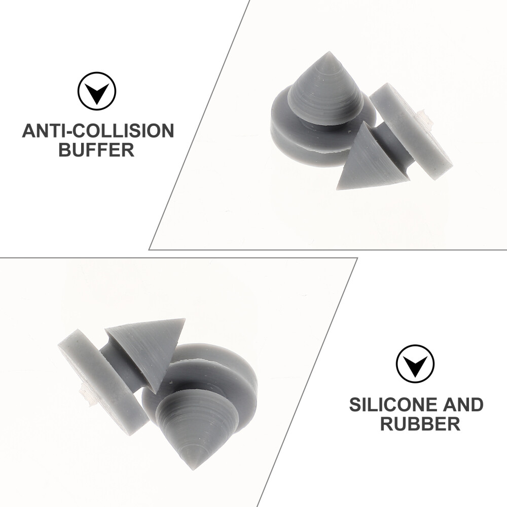 25PCS Anti-collision Silicone Rubber Stopper Elevator Door Rubber