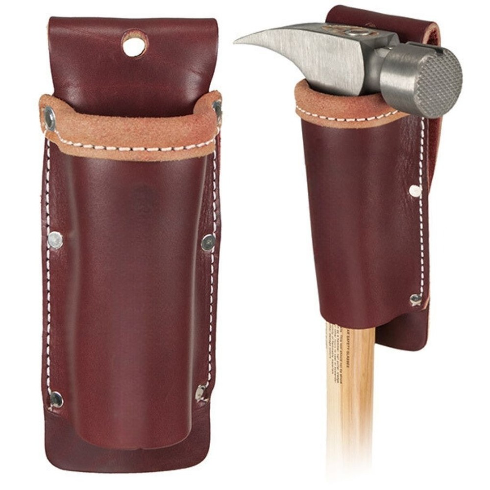 Leather Hammer Holder Holster – Heavy-Duty Belt Loop Tool Pouch