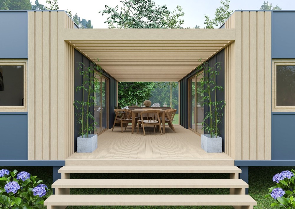 Tiny house, mobile holiday home with equipment