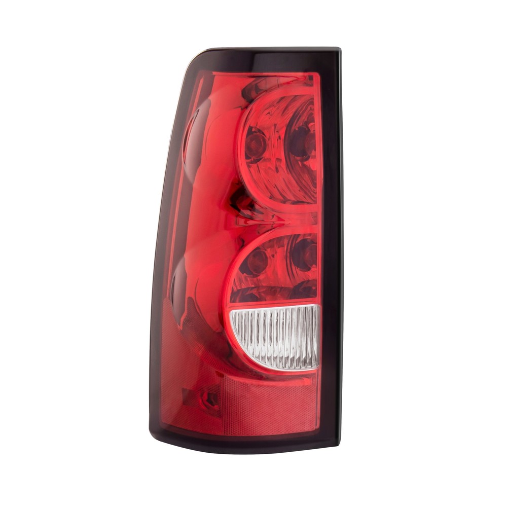 For 2003-2006 Chevy Silverado Chrome Housing Headlights & Red Tail Lights