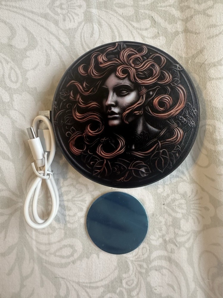 Custom Printed Night Light USB-C Rechargeable Dimmable Magnetic Backing Plate