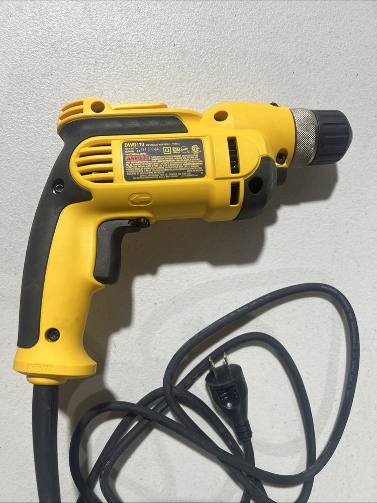 DEWALT DWD110K 3/8 inch Variable Speed Reversible Grip Drill Kit