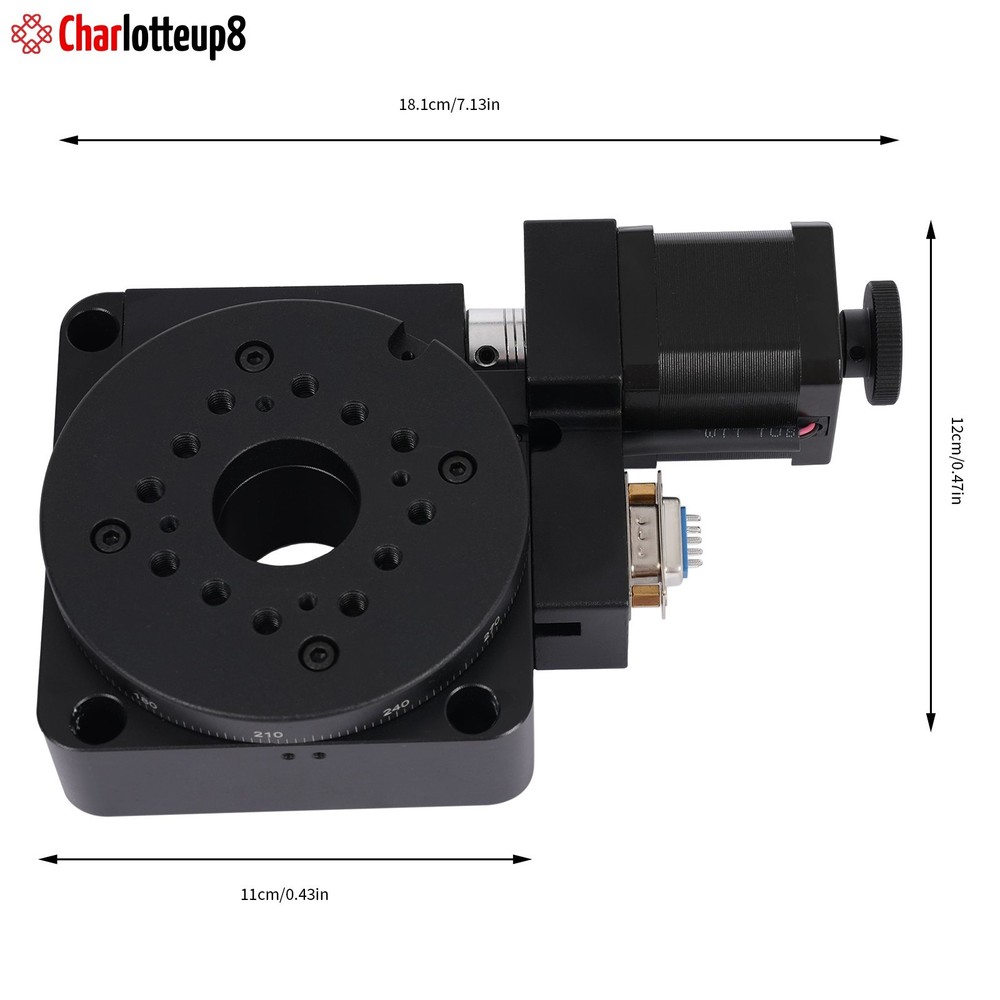 360?? Motorized Rotary Stage Electric Rotating Platfitm Optical Motorized Stage