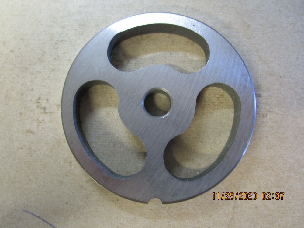 #22 GRINDER 3 HOLE KIDNEY PLATE