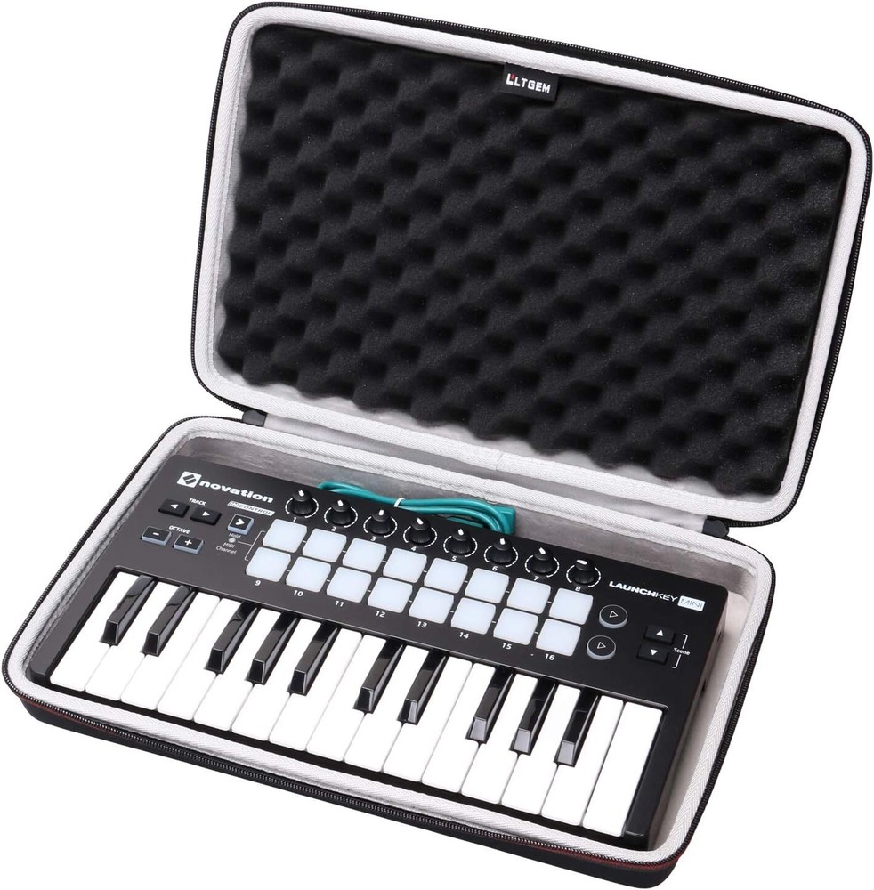 LTGEM EVA Hard Case Novation Launchkey Mini 25-Note USB Keyboard MK2 Controller
