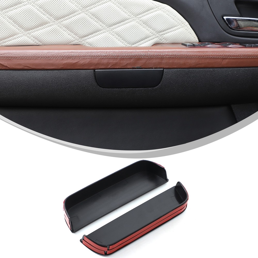 ABS Black Inner Door Panel Handle Pull Cover For Cadillac Escalade 2007-2014