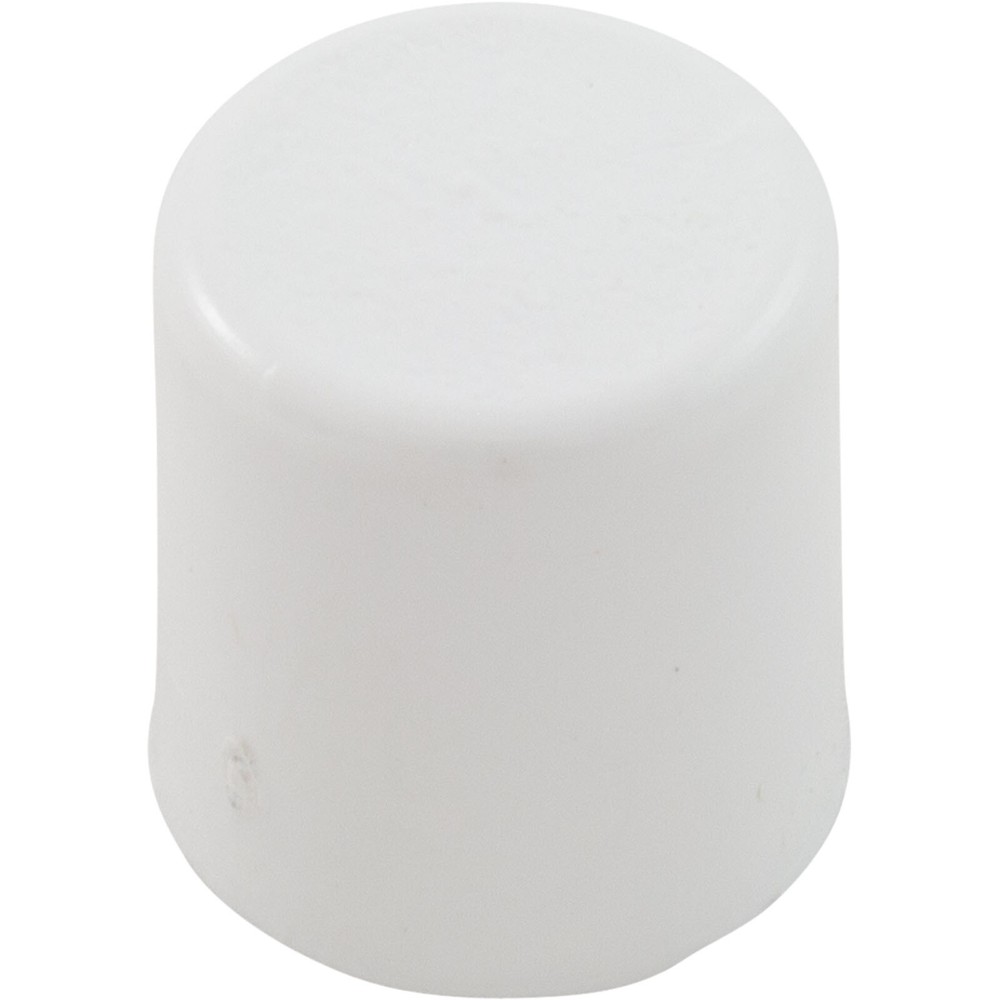 Plug, 3/8"Barb, Cap Style - White