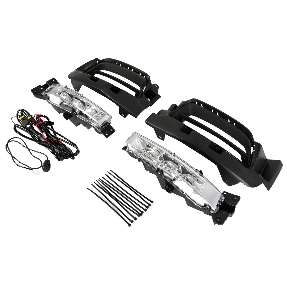 Fog Lights Lamp w/Switch LED For Dodge Charger 2015-2022 Driver & Passenger Side