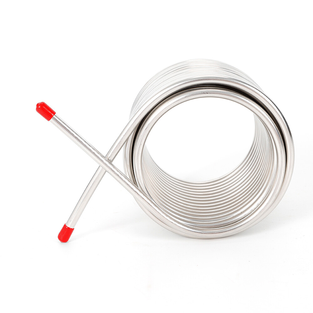 Brew Supply Wort Chiller Homebrew Beer Immersion Stainless Steel Double Layer US