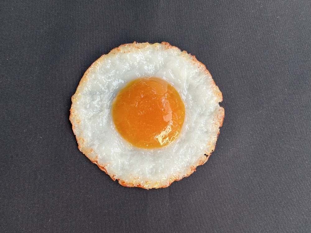 Fake Fried Egg Artificial Food Display, Food Model, Kitchen Decor, Props