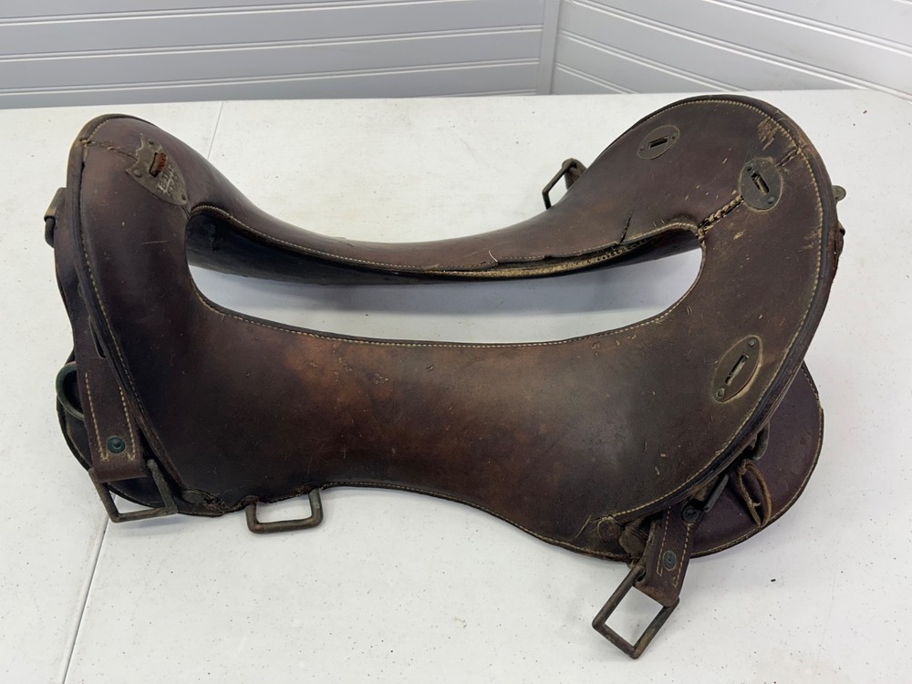 WWI US Army McClellan Cavalry Saddle With Stirrups