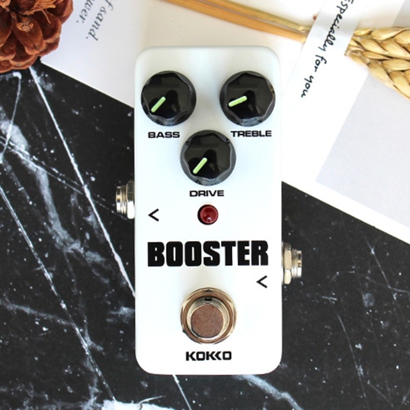 Professional Boost Guitar Effect Pedal,True Bypass Full Metal for Shell