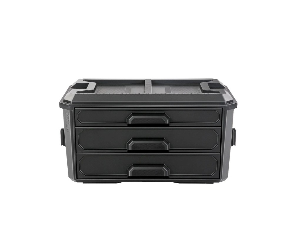 Hyper Tough 3 Drawer Tool Box Hyper Stack Storage Organizer