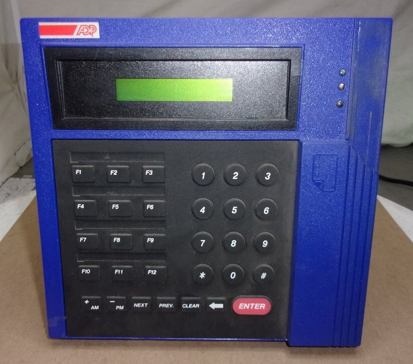ADP eTime 8600615-421 Series 400 Timeclock SEE NOTES