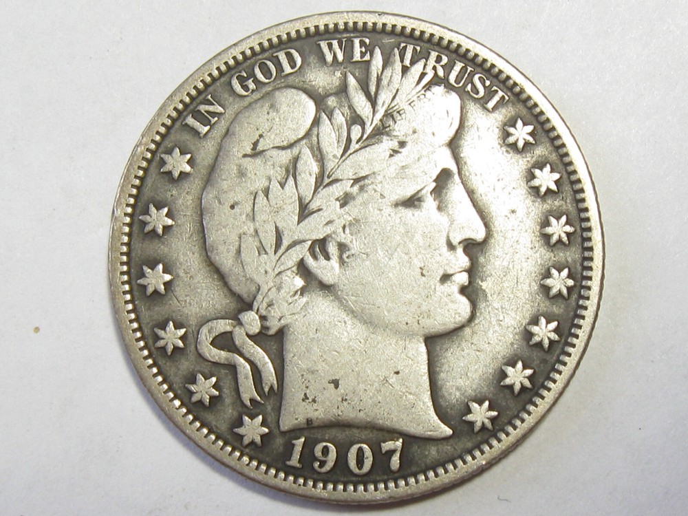 1907 Barber Half Dollar - 310631-2
