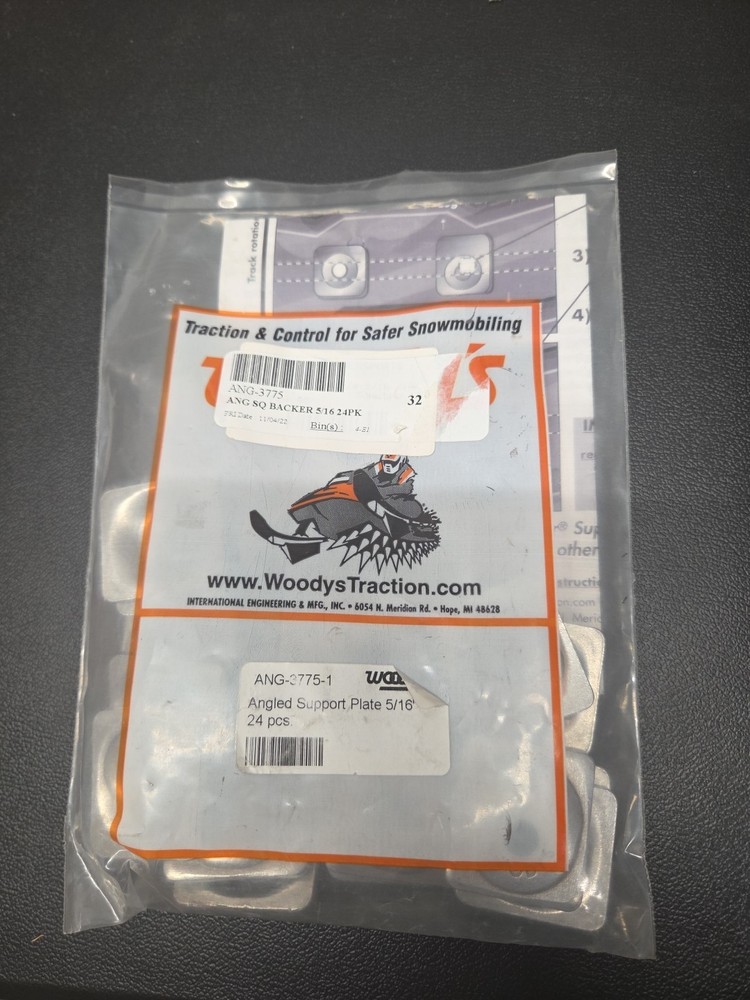 Woodys Angled Support Square Backers 5/16 24pk