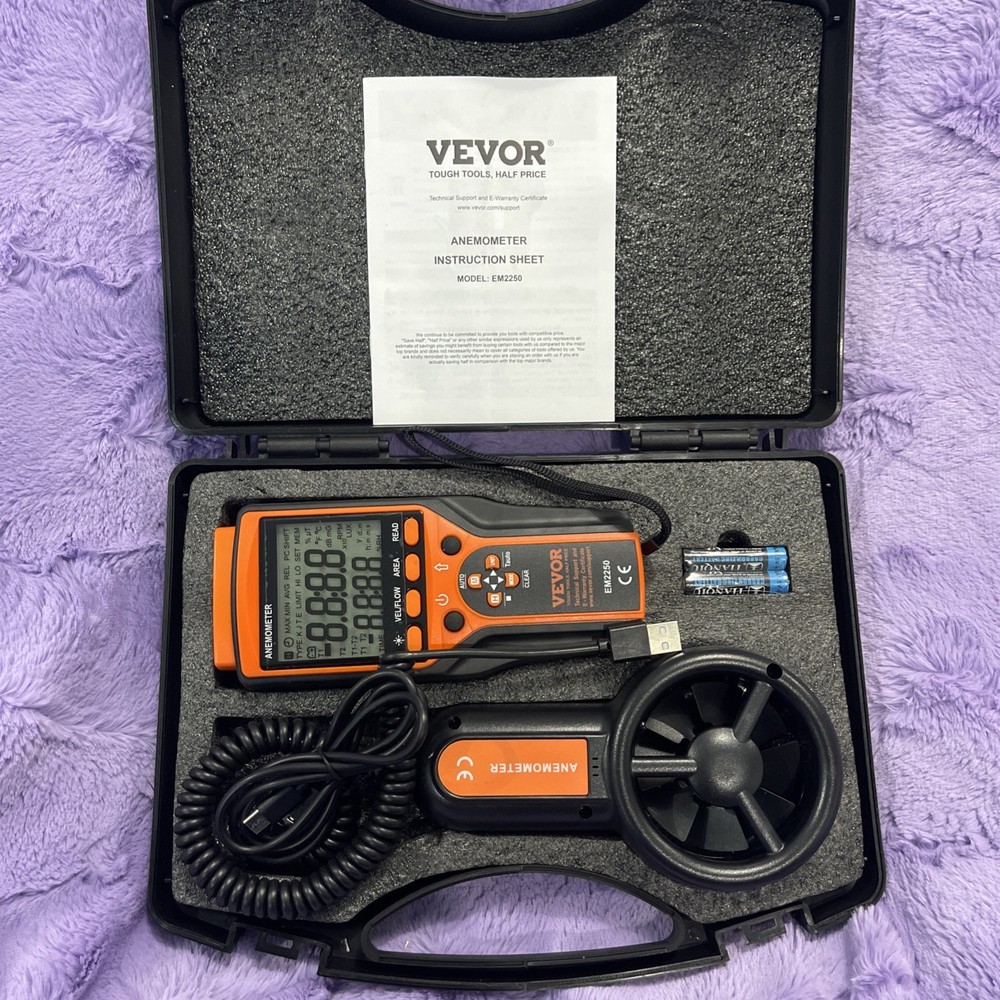 Vevor anemometer set