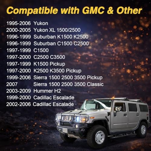 LED Interior Door Panel Courtesy Light White Compatible with 4 PCS White