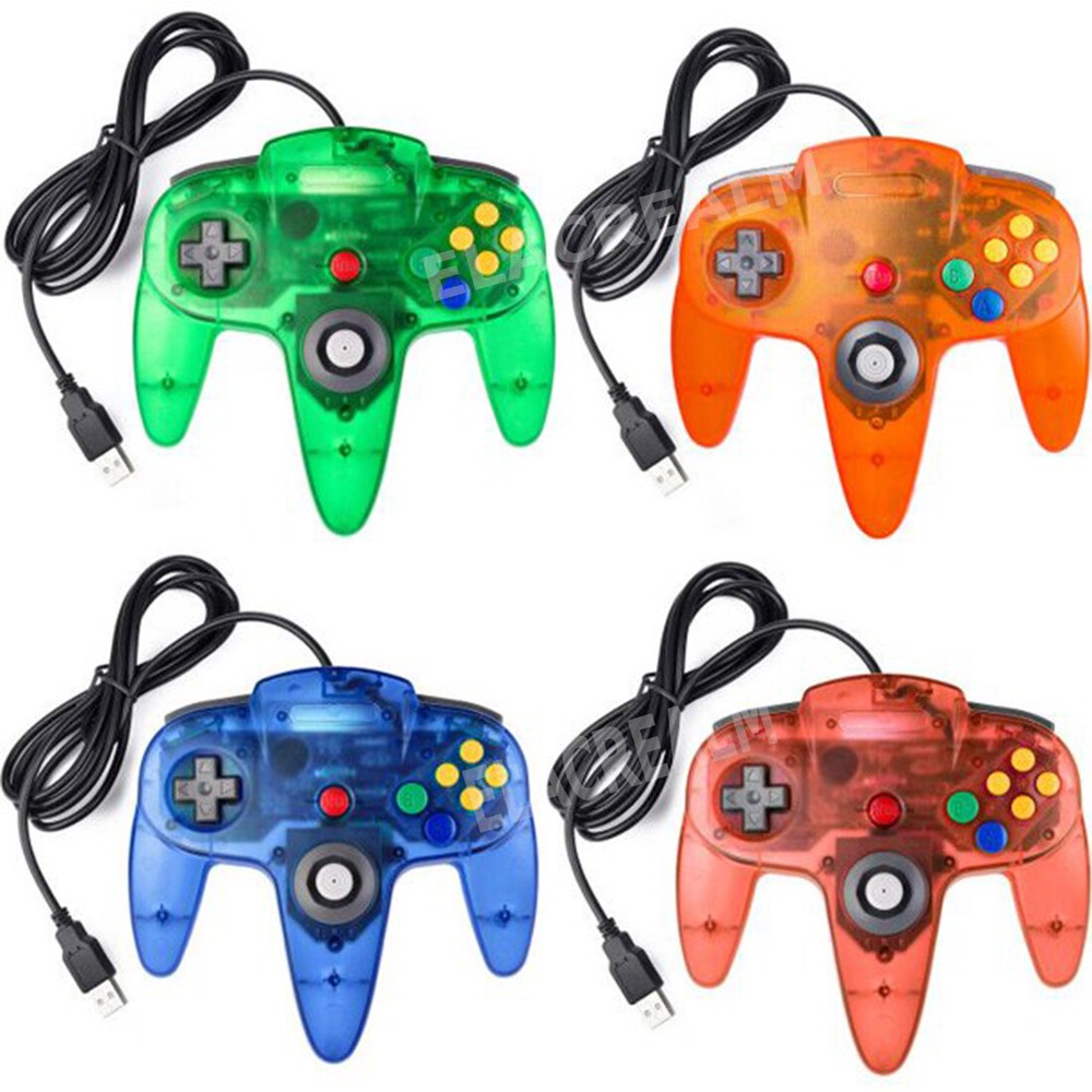 N64 USB Controller Gamepad Joystick Joypad for Windows PC MAC Linux Raspberry Pi
