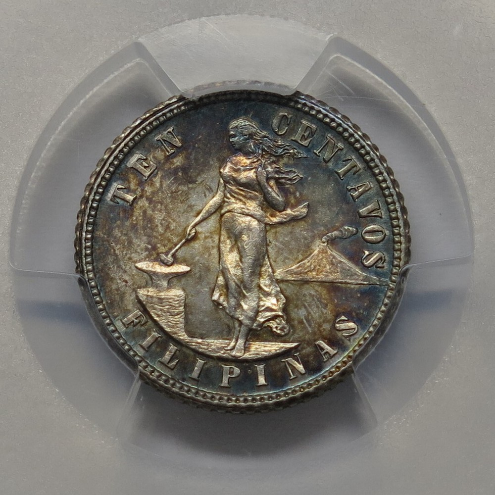 1904 Philippines 10c MS63 PCGS PQ 28973