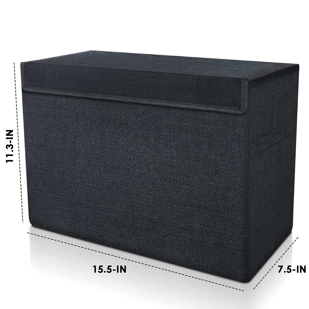Leffis Comic Book Storage Box Comic Book Box 15.5" X 7.5" X 11.3" Collapsible...