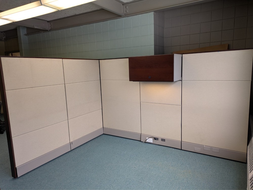 Herman Miller Ethospace office panels -- three cubicles