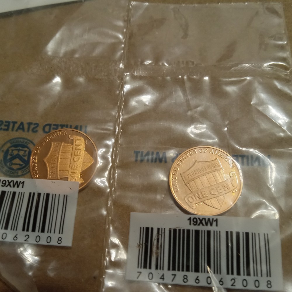 TWO 2019- W PROOF LINCOLN CENTS * 2 REGULAR PROOFS * 2 COINS