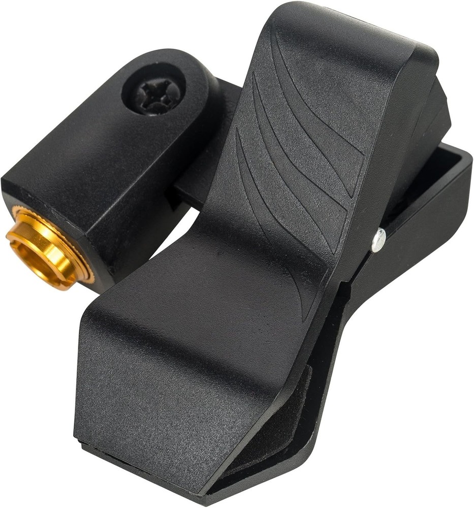 2-Pack Spring-Loaded Microphone Clips for Most Spring-loaded
