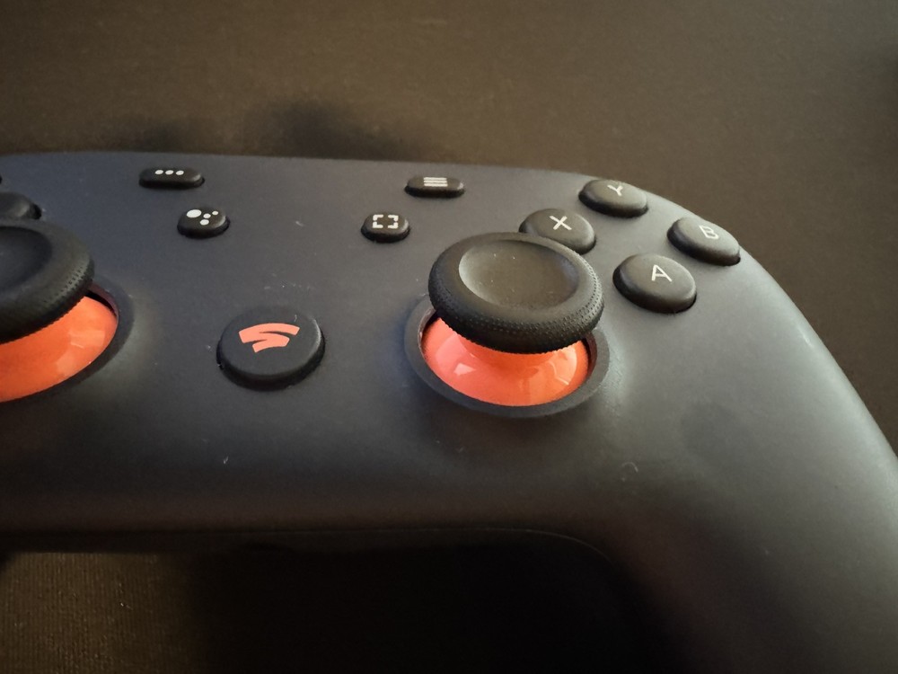 Google Stadia Founders Limited Edition Blue Controller - works - Bluetooth