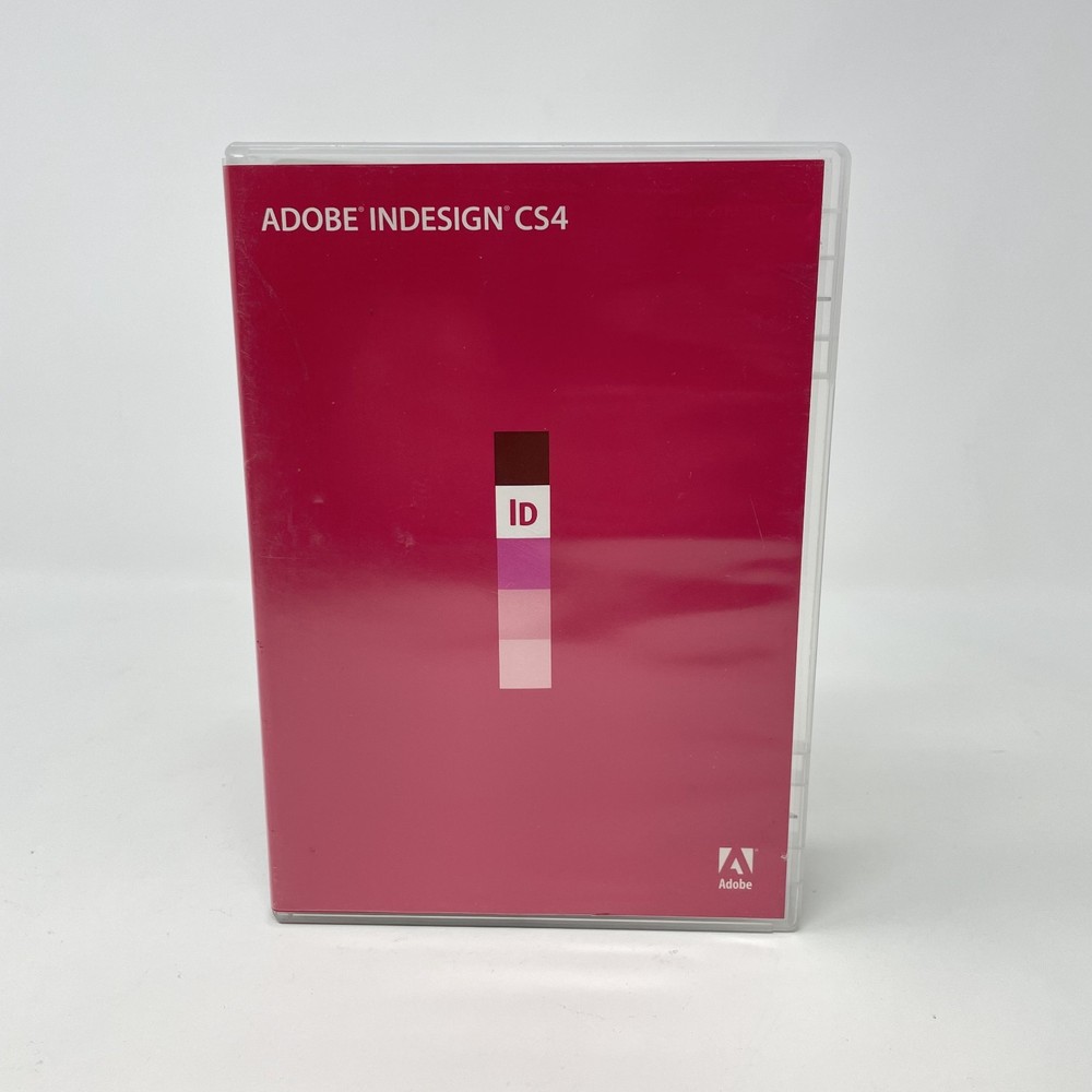 Adobe Indesign CS4 Software For Mac OS With Adobe Creative Suite 4 Learning Disc