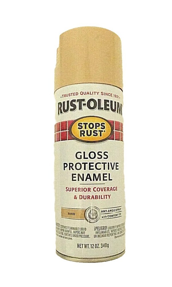 Rust-Oleum 7771-830 Stops Rust Gloss Sand Protective Enamel Spray 12 oz.