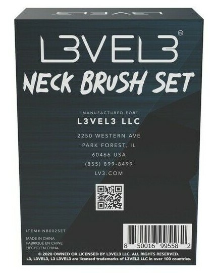 L3VEL3 Neck Brush Set