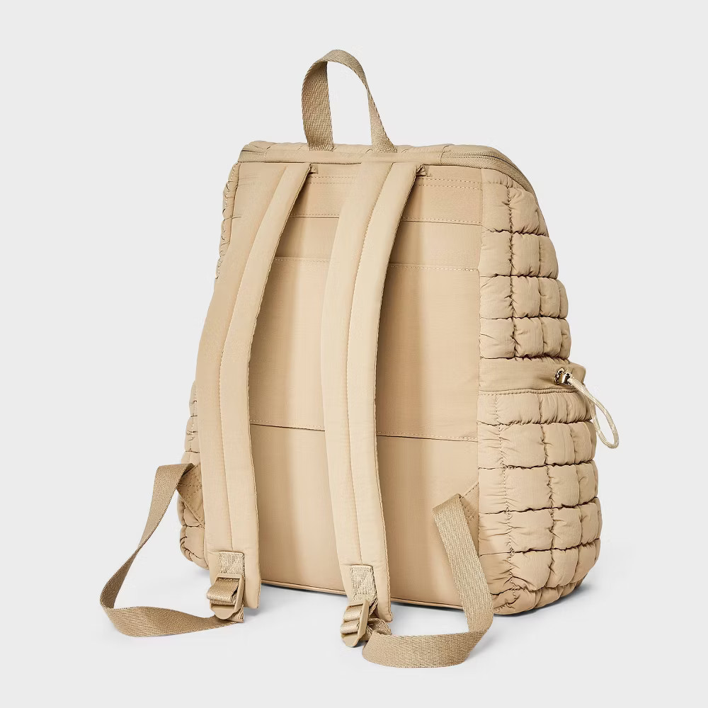 Puffer Backpack - Universal Thread Tan