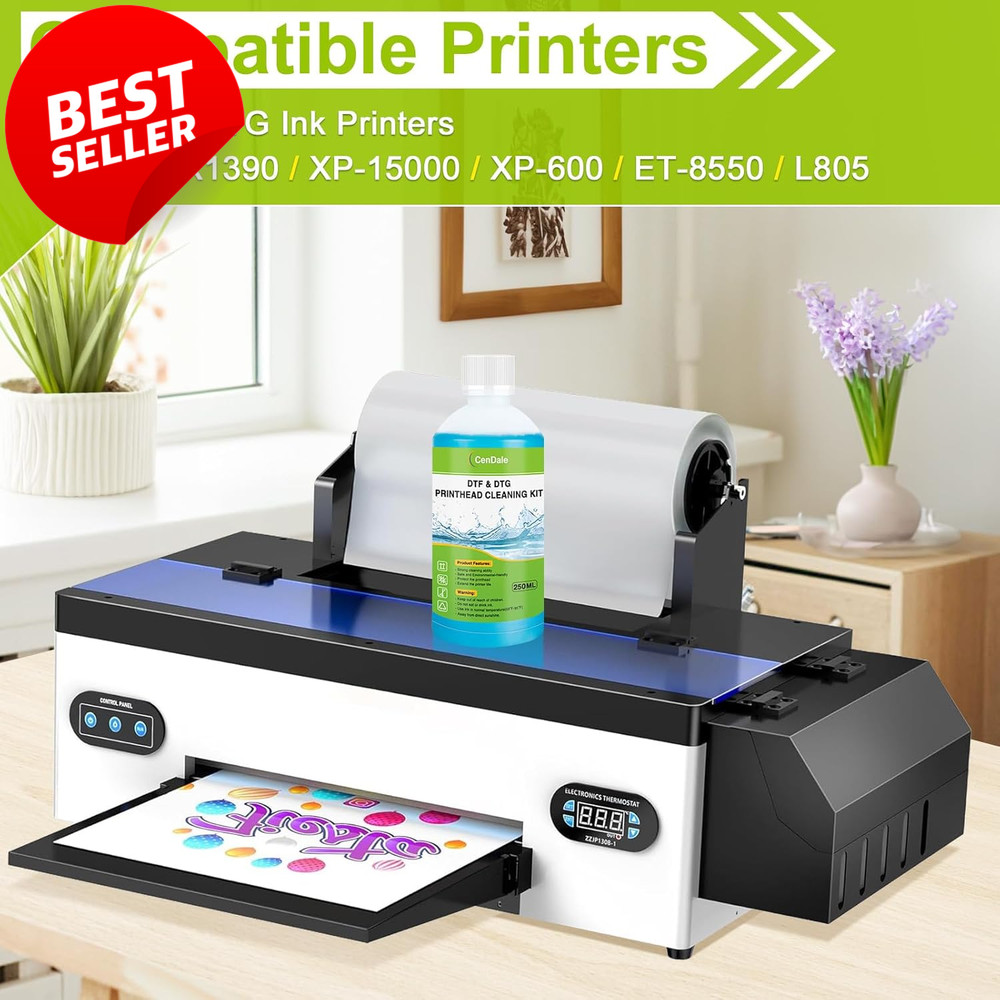 DTF Cleaning Kit 250ml Printer Solution Universal Print Head Cleaner US