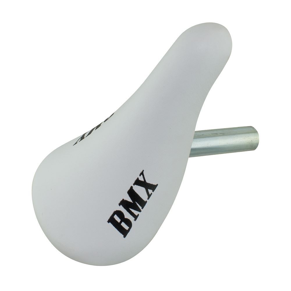 Kid's 12" BMX Saddle W/Post White