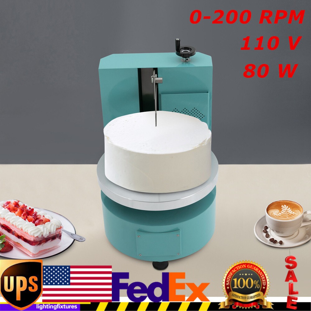 Cake Cream Spreading Coating Smearing Machine Automatic Cake Wiping Machine Blue