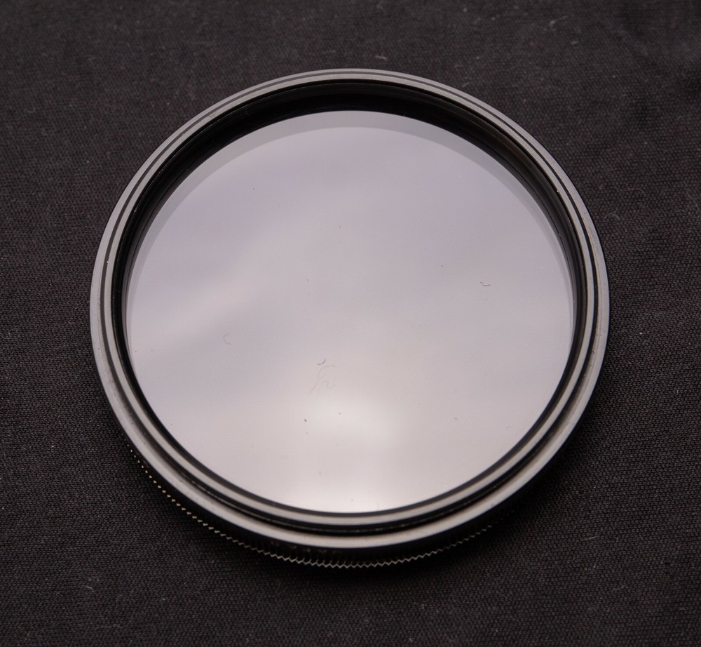 55mm Vivitar Polarizing Filter PL Linear Polarizer w/Case EX!