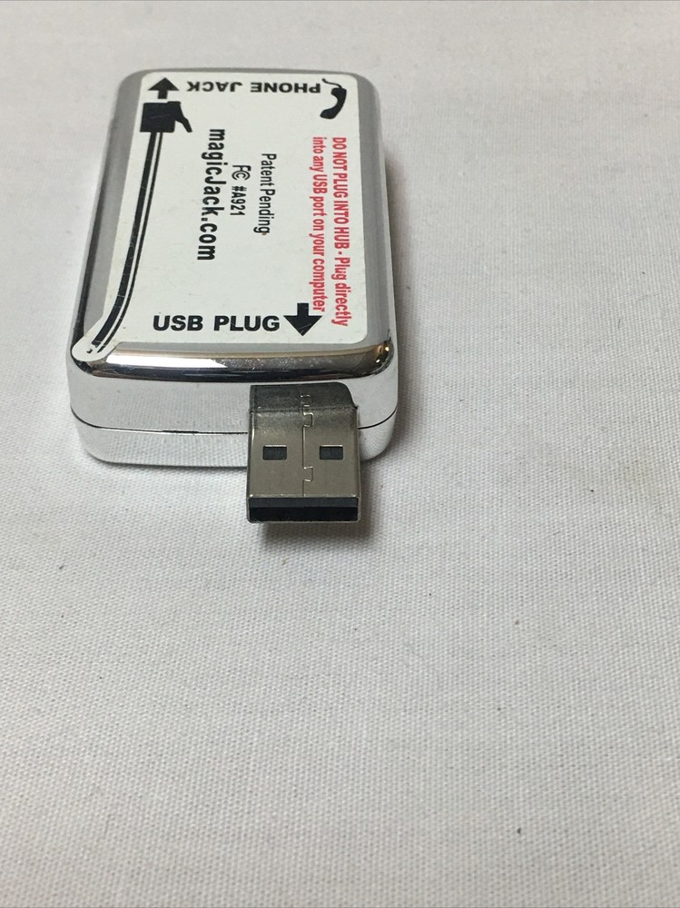 Magic Jack Telephone System Local Long Distance Calling USB EUC!