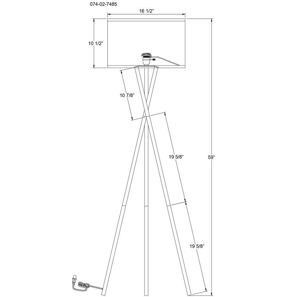 Tripod Floor Lamp Natural - Threshold