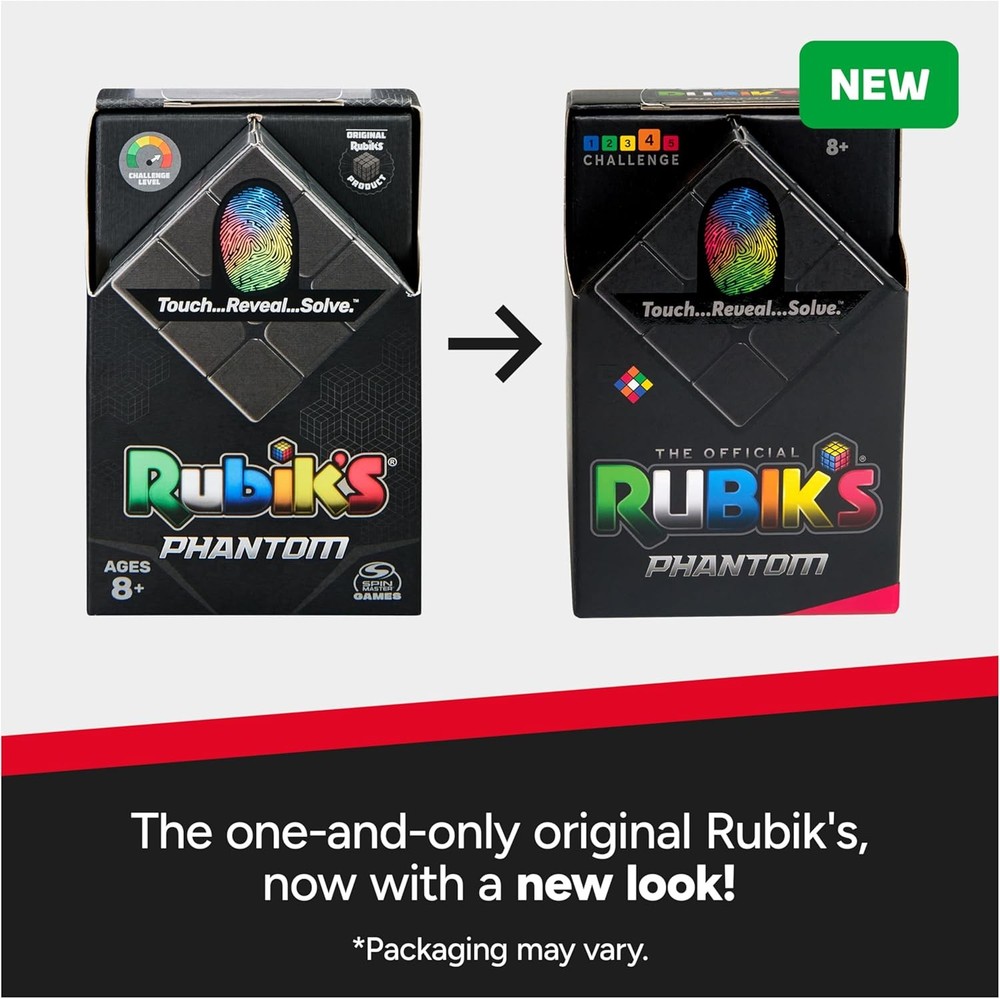Rubik’s Cube, Phantom, 3x3 Cube Advanced Color-Changing Problem-Solving Teaser