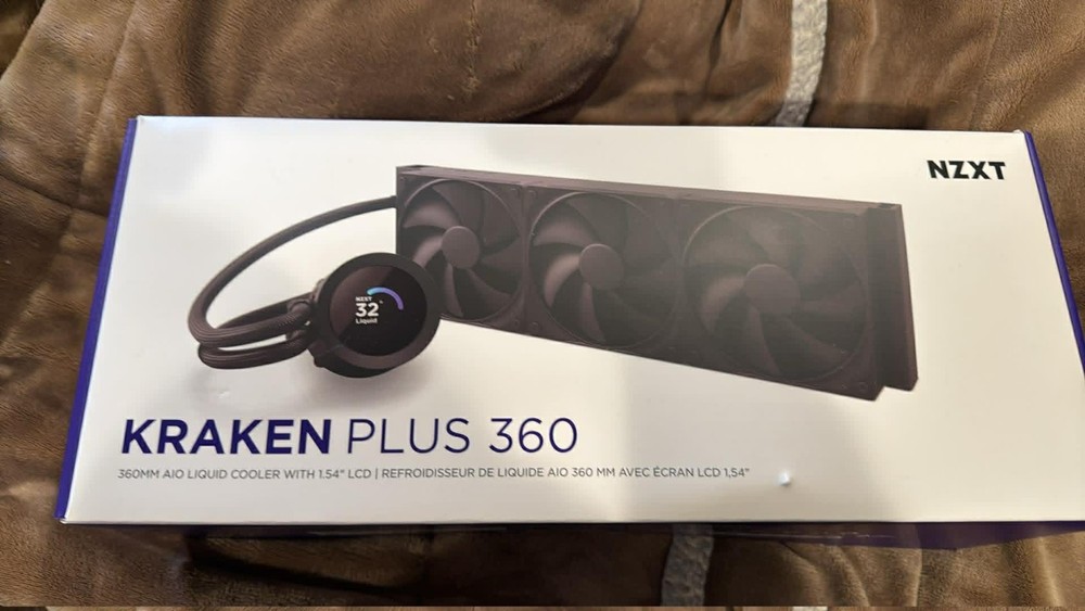NZXT Kraken Plus 360 AIO Liquid CPU Cooler LCD 360mm