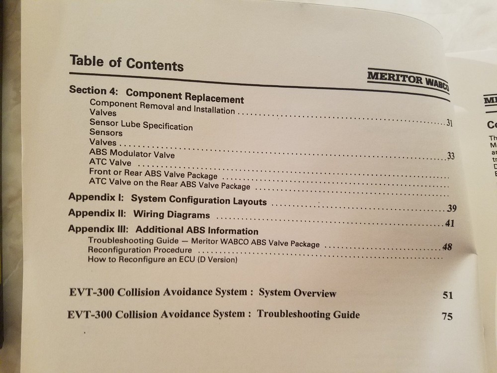 Antilock Brake & Collision Avoidance System Troubleshooting Guide U.S. Army