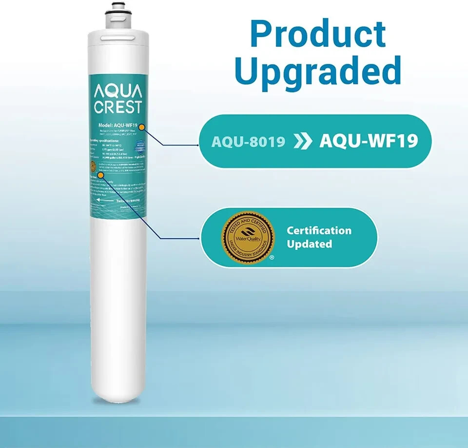 AQUA CREST I2000 Water Filter, Replacement Cartridge for Everpure i2000,6 Pack